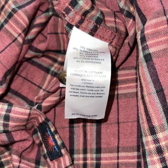 NEW Faherty The Movement Featherweight Flannel Size Small - Picture 11 of 11